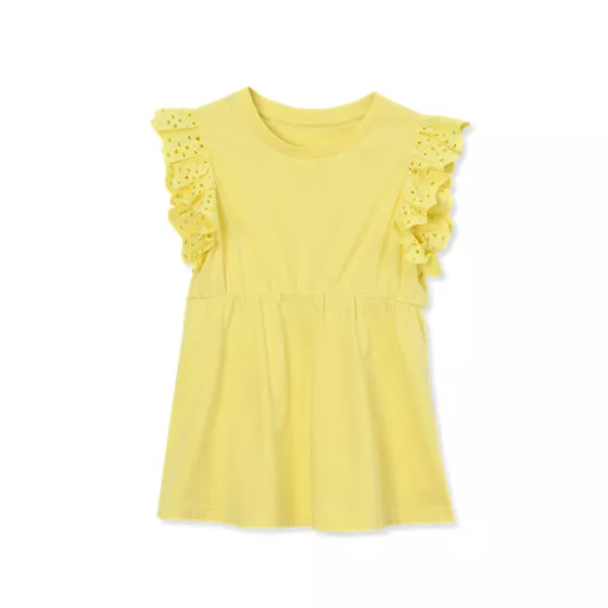 Girls Short Sleeve Peplum Top - primary