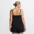 Women's Plus Size Tulip Romper Swimsuit, Back