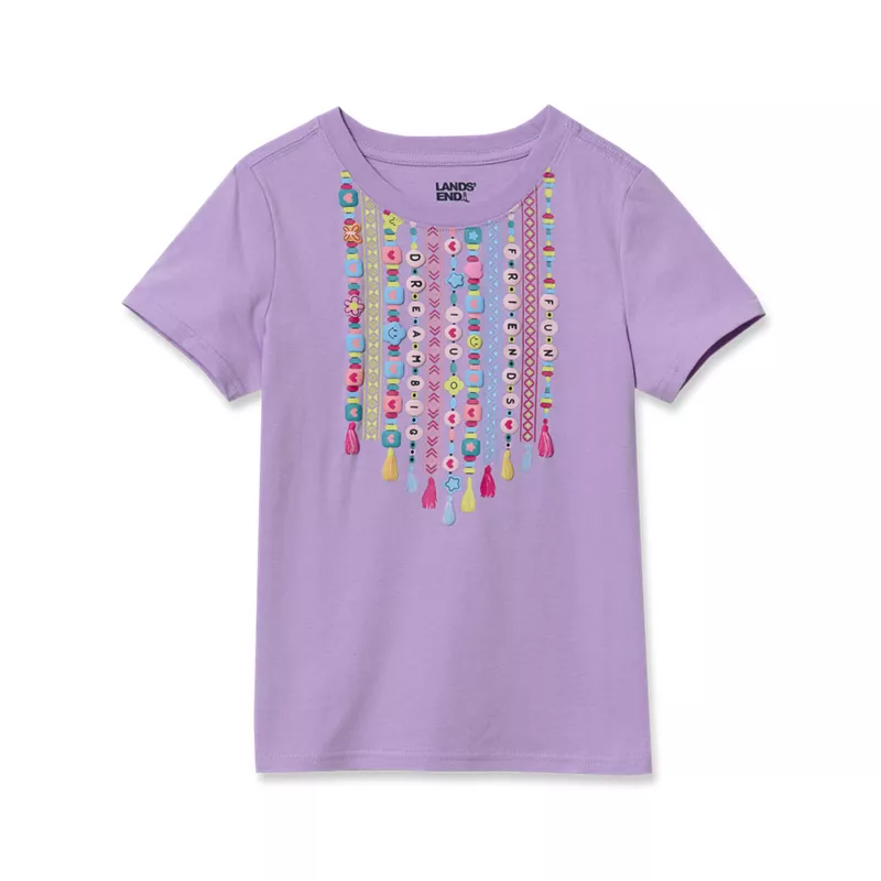 Girls Short Sleeve Graphic Tee, alternative image