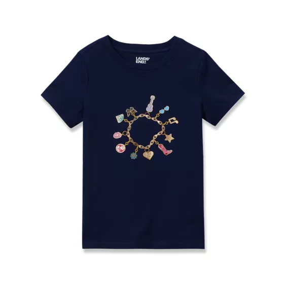 Girls Short Sleeve Graphic Tee - primary