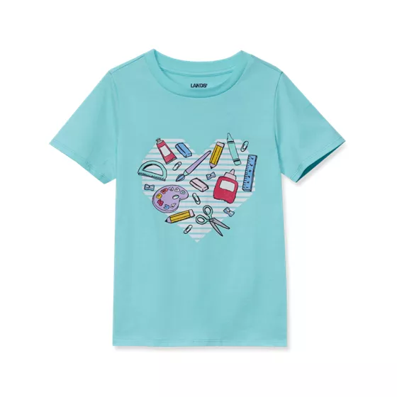 Girls Short Sleeve Graphic Tee - primary