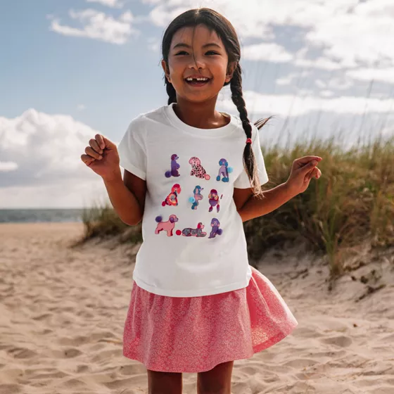Girls Short Sleeve Graphic Tee - primary