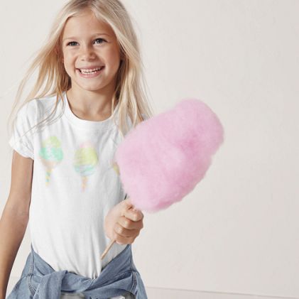 Girls Short Sleeve Graphic Tee - primary