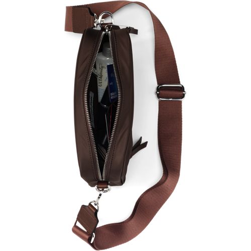  Lands' End Kleine Umhängetasche, Damen, Größe:null Regular, Braun, Nylon, By Lands' End 