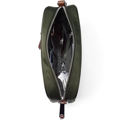 Lands' End Kleine Umhängetasche, Damen, Größe:null Regular, Grün, Nylon, By Lands' End 