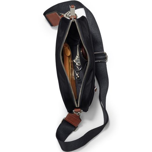  Lands' End Kleine Umhängetasche, Damen, Größe:null Regular, Schwarz, Nylon, By Lands' End 