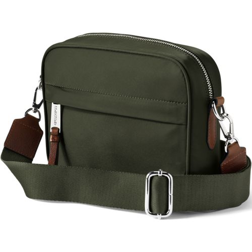  Lands' End Kleine Umhängetasche, Damen, Größe:null Regular, Grün, Nylon, By Lands' End 