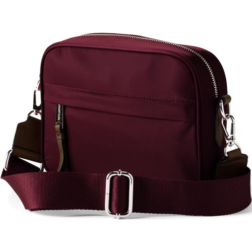  Lands' End Kleine Umhängetasche, Damen, Größe:null Regular, Rot, Nylon, By Lands' End 