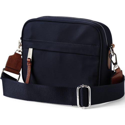  Lands' End Kleine Umhängetasche, Damen, Größe:null Regular, Blau, Nylon, By Lands' End 