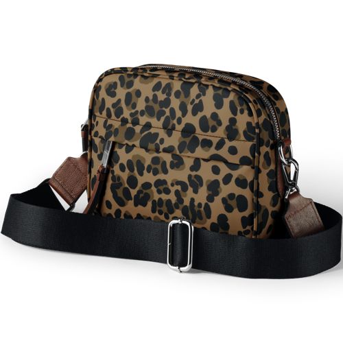  Lands' End Kleine Umhängetasche, Damen, Größe:null Regular, Braun, Nylon, By Lands' End 