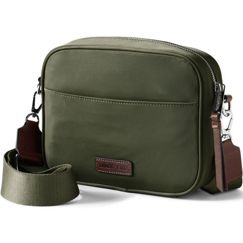 Crossbody Bag, Women, size: one size, regular, Green, Nylon, by Lands' End