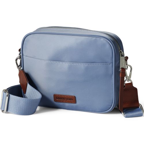 Crossbody Bag, Women, size: one size, regular, Blue, Nylon, by Lands' End