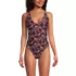 Andie x Lands' End Women's Tugless Elwood One Piece Swimsuit, Front