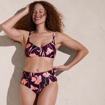 Andie x Lands' End Women's Tugless Molki Bikini Top - primary