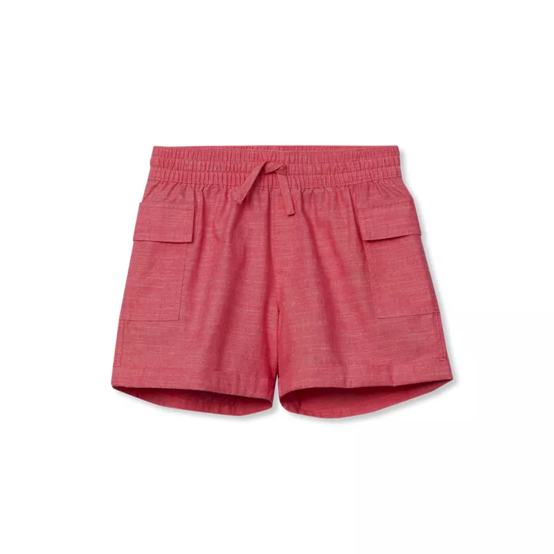 Girls Utility Cargo Shorts, alternative image