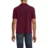 Men's Short Sleeve Textured Terry Camp Collar, Back