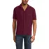 Men's Short Sleeve Textured Terry Camp Collar, Front