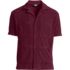Men's Short Sleeve Textured Terry Camp Collar, Front
