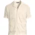 Men's Short Sleeve Textured Terry Camp Collar, Front