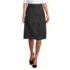 Women's Solid A-line Skirt Below The Knee, Front