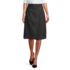 Women's Solid A-line Skirt Below The Knee, Front
