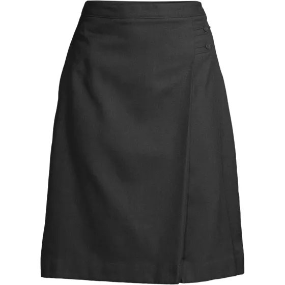 Women's Solid A-line Skirt Below the Knee - primary