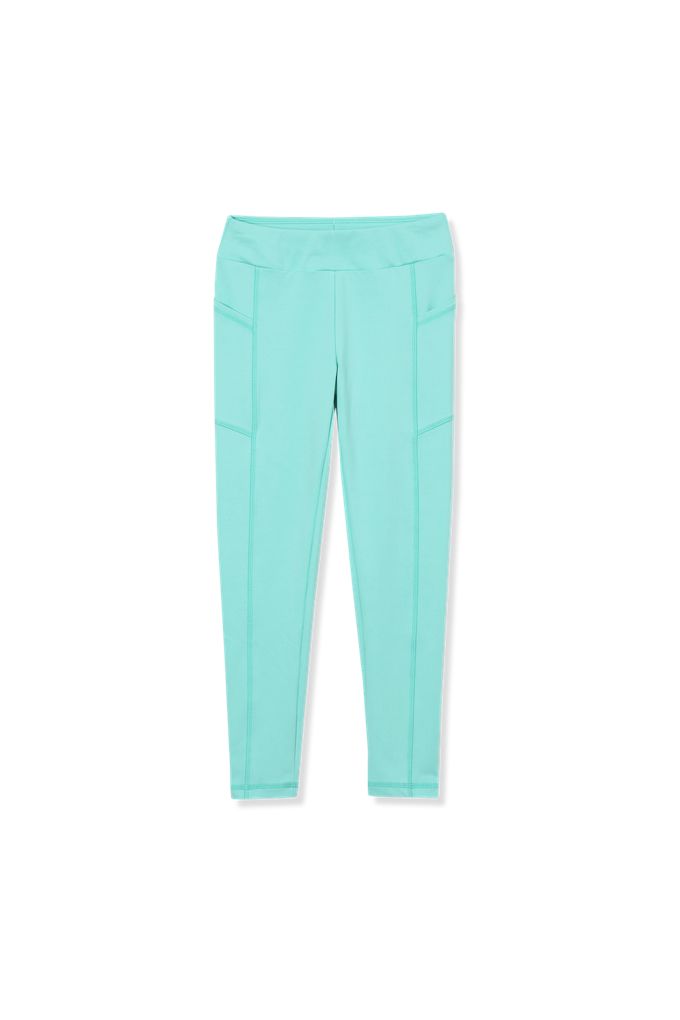 Girls Plus Active Leggings - Lands' End - Blue - XL