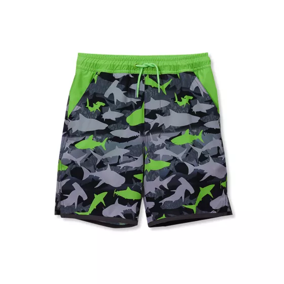 Boys Stretch Hydroliner Sport Swim Trunks - primary