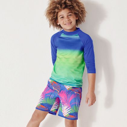Boys Stretch Hydroliner Sport Swim Trunks - primary