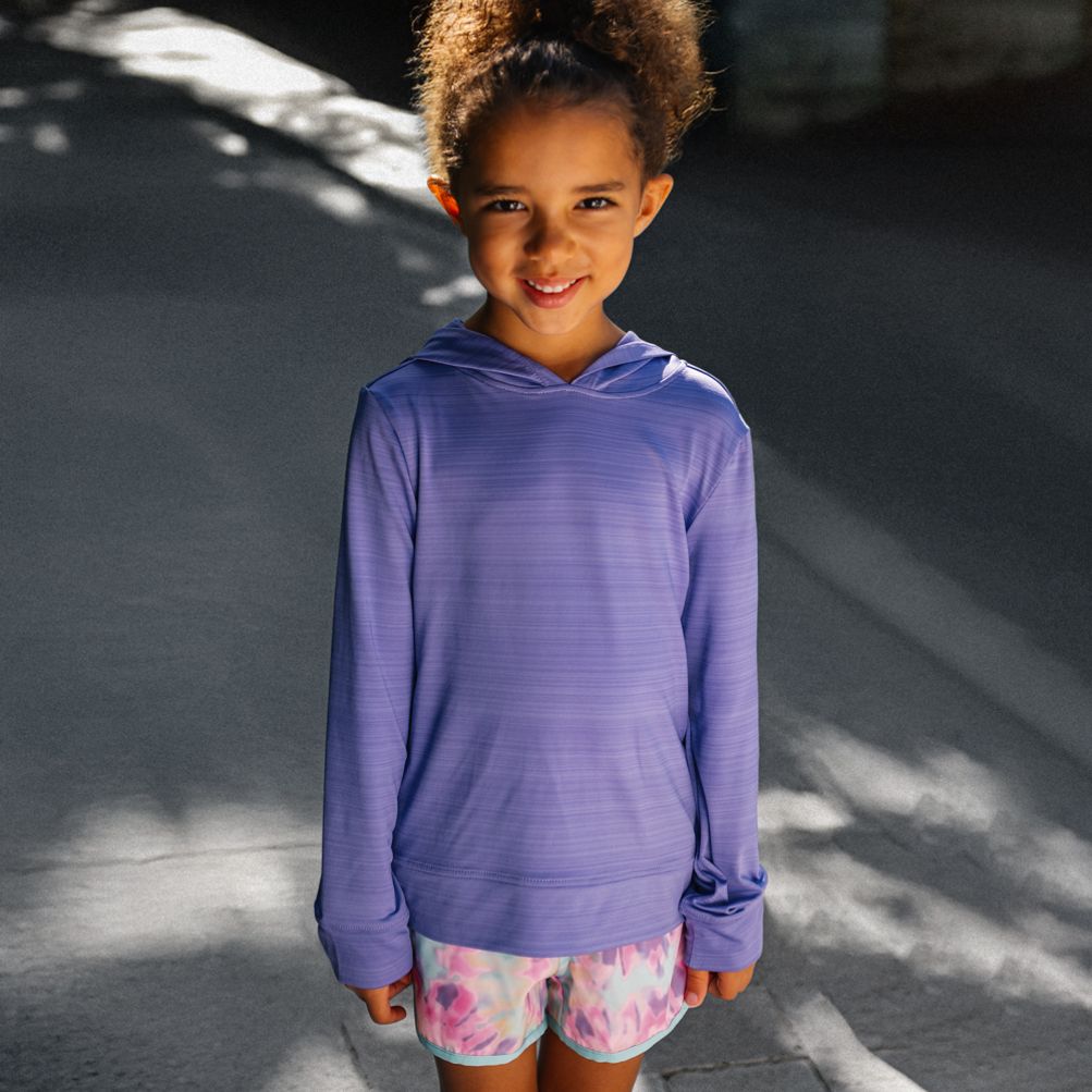 Kids Sunshade UPF 50 Chlorine Resistant Long Sleeve Sun Hoodie