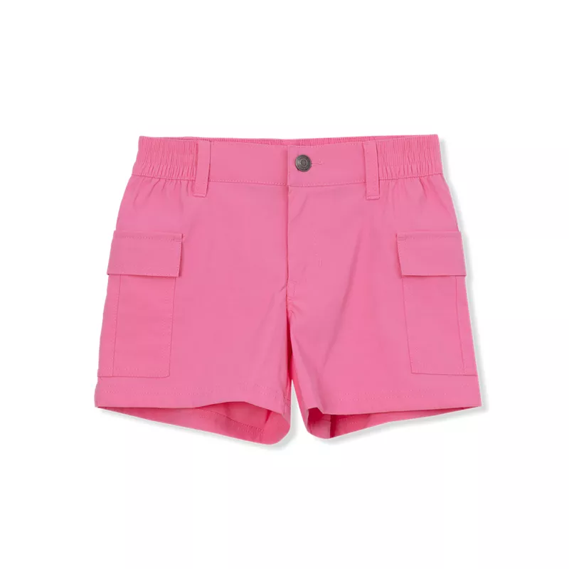 Girls Woven Utility Shorts, alternative image