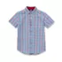 Boys Short Sleeve Poplin Camp Shirt, alternative image