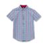 Boys Short Sleeve Poplin Camp Shirt, alternative image