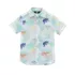 Boys Short Sleeve Poplin Camp Shirt, alternative image
