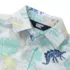 Boys Short Sleeve Poplin Camp Shirt, alternative image