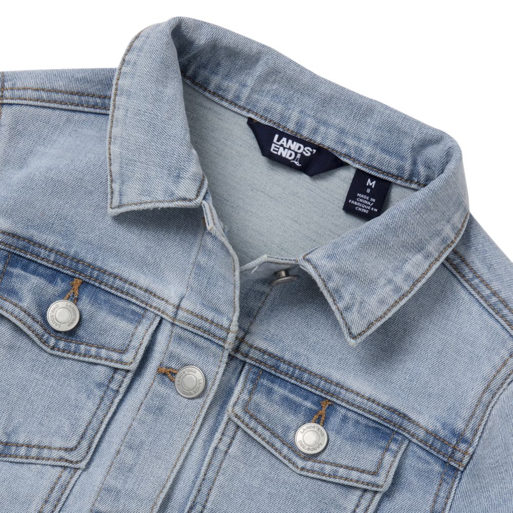 Girls Denim Jacket | Lands' End