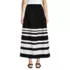 Women's Poplin Pull On Striped Maxi Skirt, Back