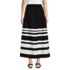 Women's Poplin Pull On Striped Maxi Skirt, Back