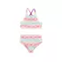Girls Chlorine Resistant Reversible X-back Bikini Swim Set, alternative image