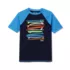 Boys Sunshade UPF 50 Chlorine Resistant Short Sleeve Crew Neck Rash Guard, alternative image