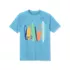 Boys Sunshade UPF 50 Chlorine Resistant Short Sleeve Crew Neck Rash Guard, alternative image