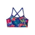 Girls Chlorine Resistant Criss Cross Bikini Top, alternative image