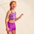 Girls Chlorine Resistant Criss Cross Bikini Top, alternative image