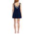 Women's Petite Cotton Gauze Tiered Mini Cover-up Dress, Back