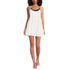 Women's Cotton Gauze Tiered Mini Cover-up Dress, Front