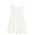 Women's Cotton Gauze Tiered Mini Cover-up Dress, Front