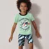 Boys Short Sleeve Tee and Shorts Pajama Set, alternative image