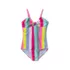 Girls Chlorine Resistant Cutout One Piece Swimsuit, alternative image