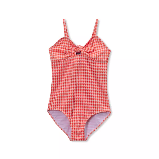Girls Chlorine Resistant Cutout One Piece Swimsuit - primary
