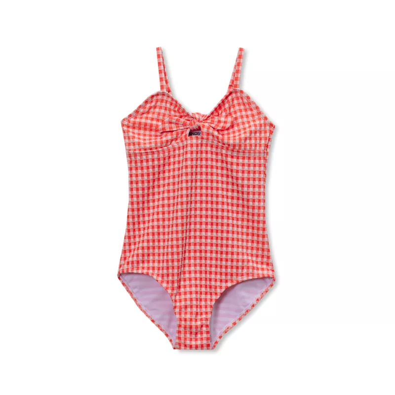Girls Chlorine Resistant Cutout One Piece Swimsuit, alternative image